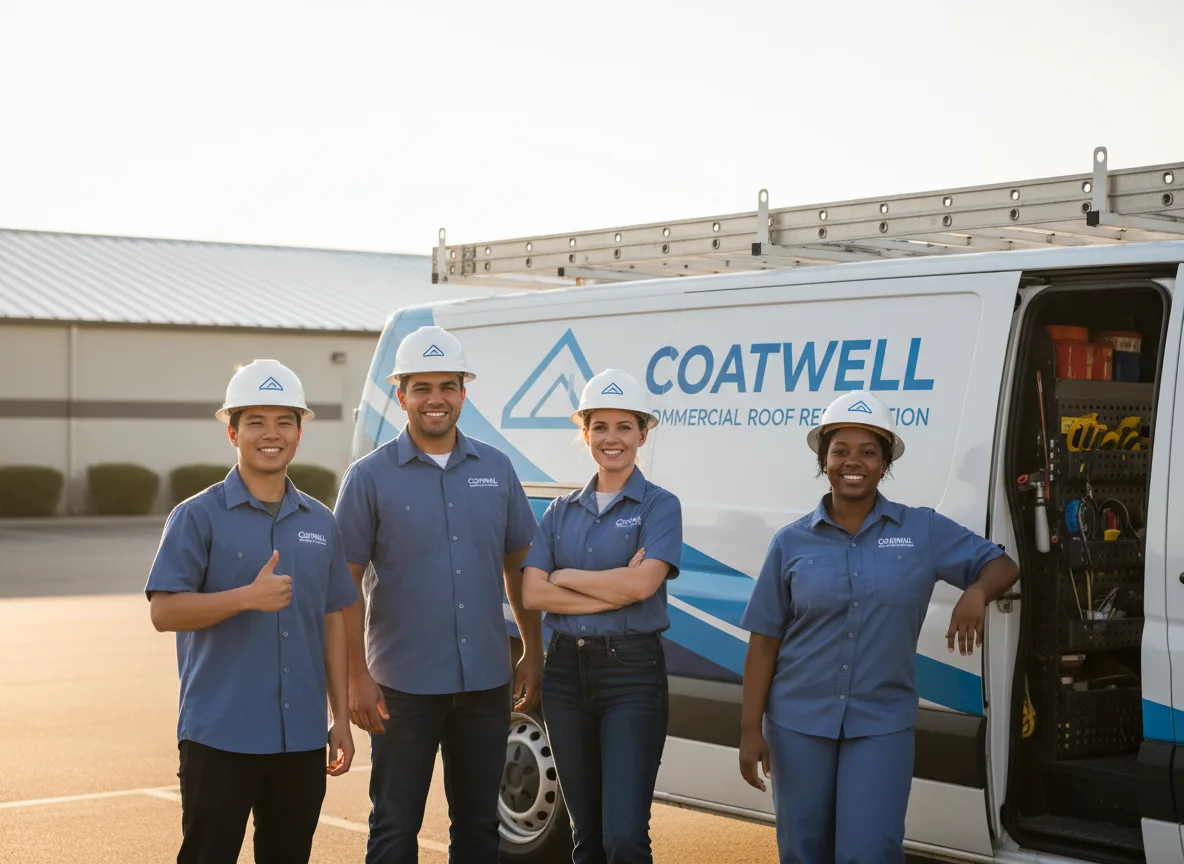 Commercial roof coating company in Crown, PA